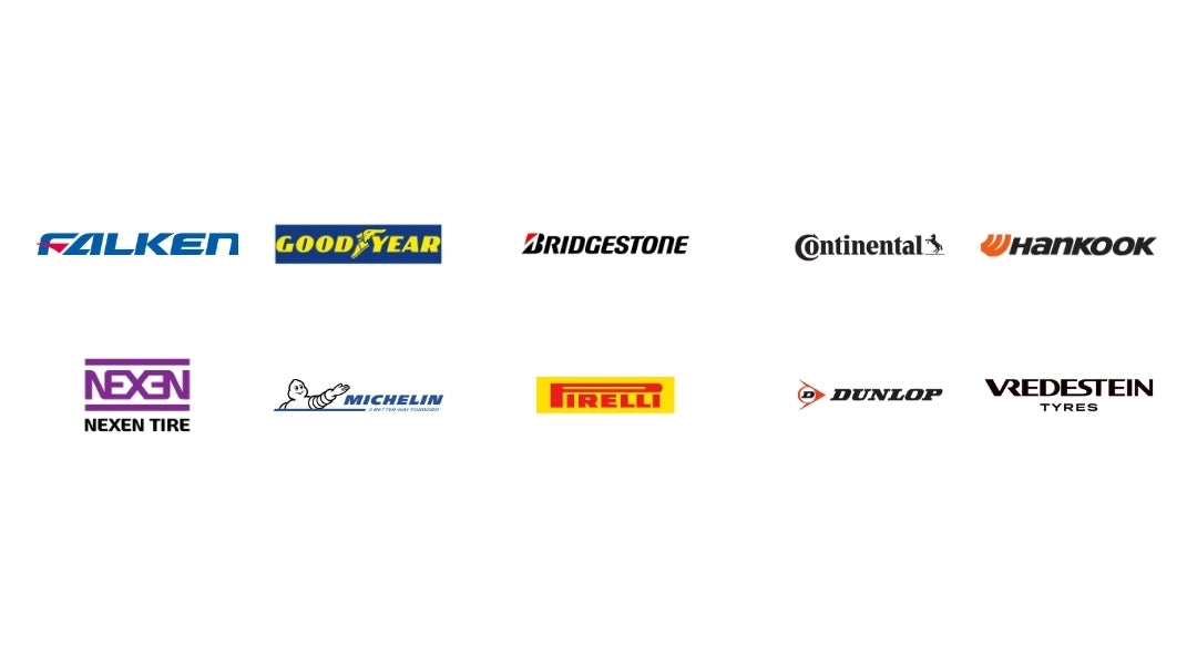logos des marques partenaires de l'entreprise easypneus a fribourg